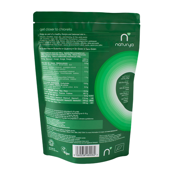 Naturya - Organic Chlorella 6x200g