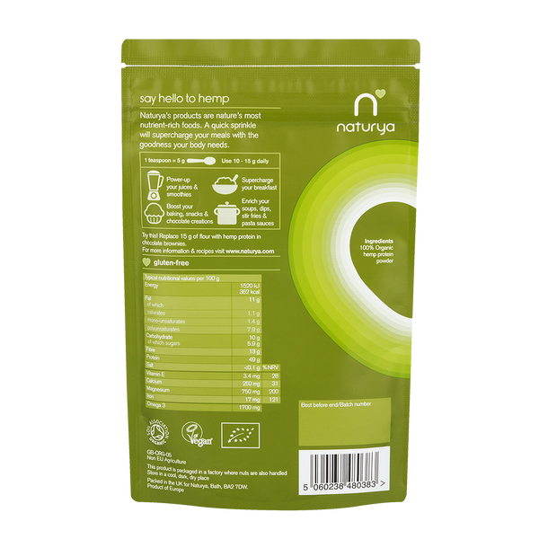 Naturya - Organic Hemp Protein Powder